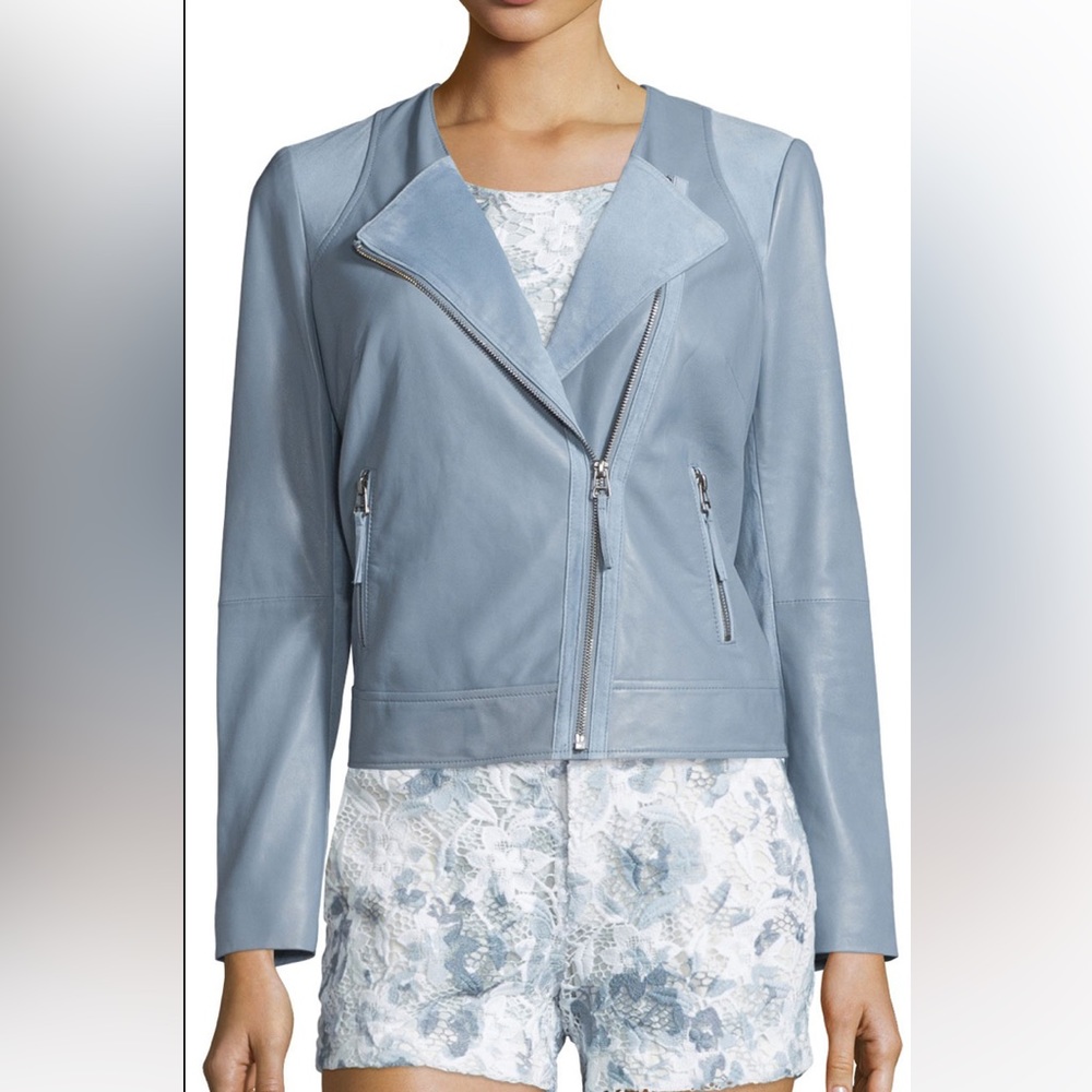 Joie Fifi Leather & Suede Jacket Size Small